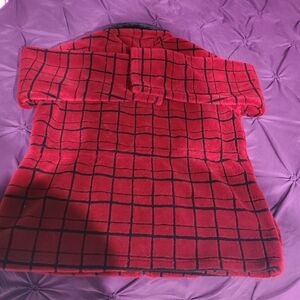 Coldwater Creek Red Plaid Jacket